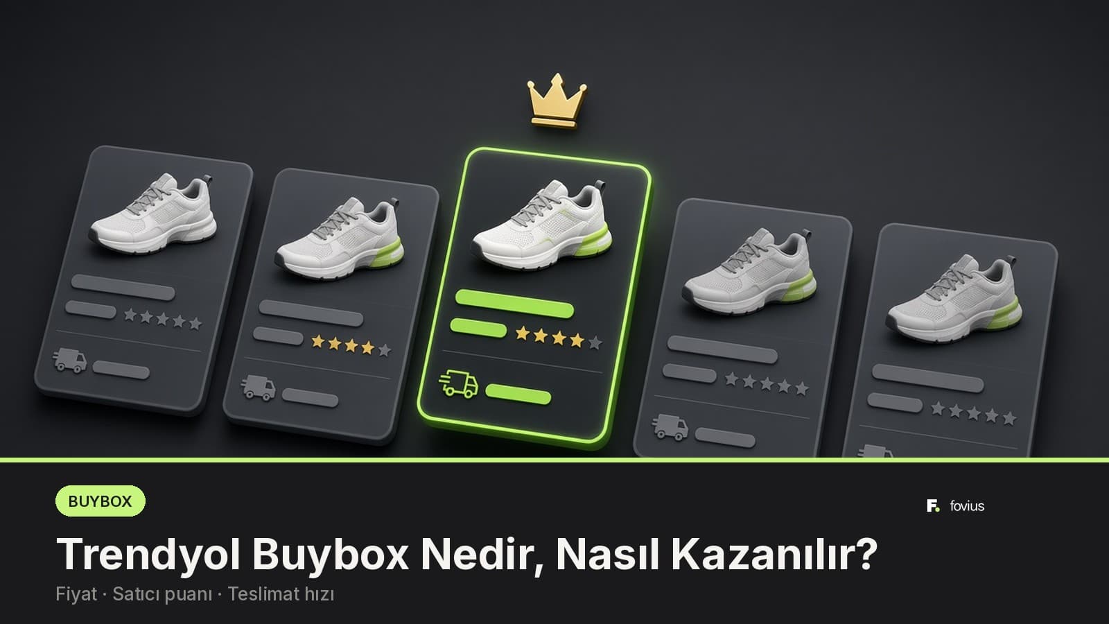 Trendyol buybox: fiyat, satıcı puanı ve teslimat hızı